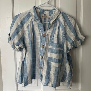 free people button up top